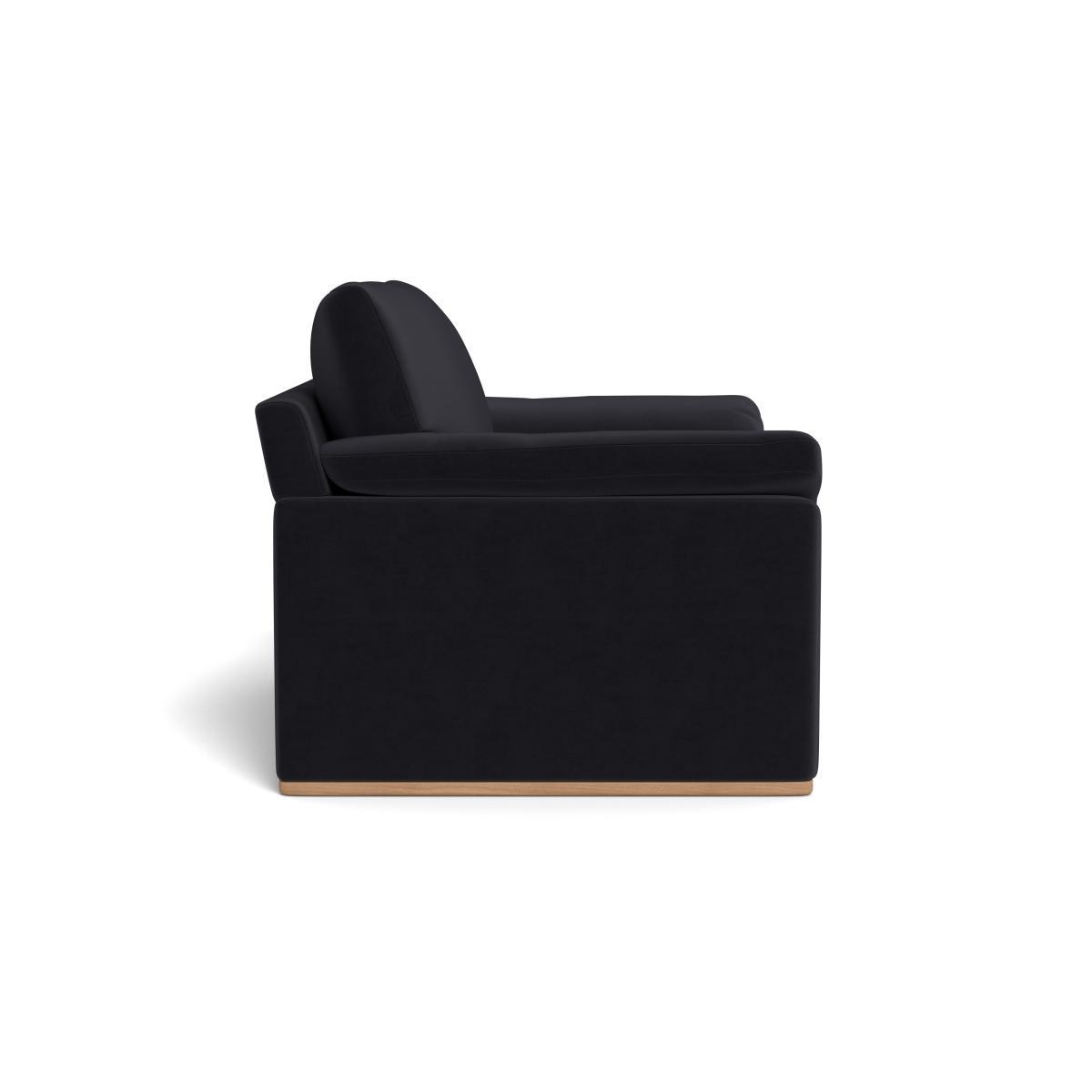 Heal's Paris II Loveseat Velvet Black Walnut Feet - Heal's UK Furniture – image 3