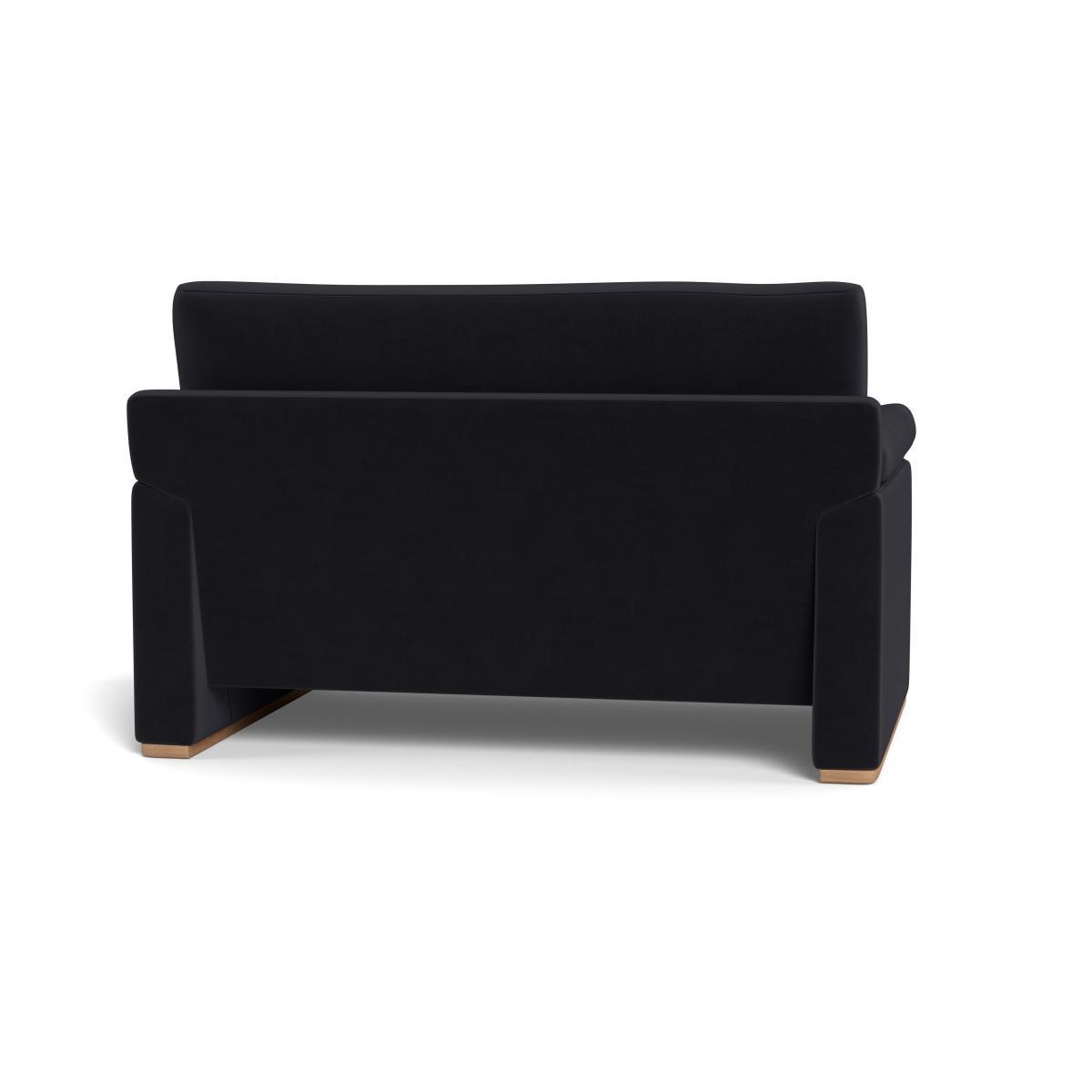 Heal's Paris II Loveseat Velvet Black Walnut Feet - Heal's UK Furniture – image 5