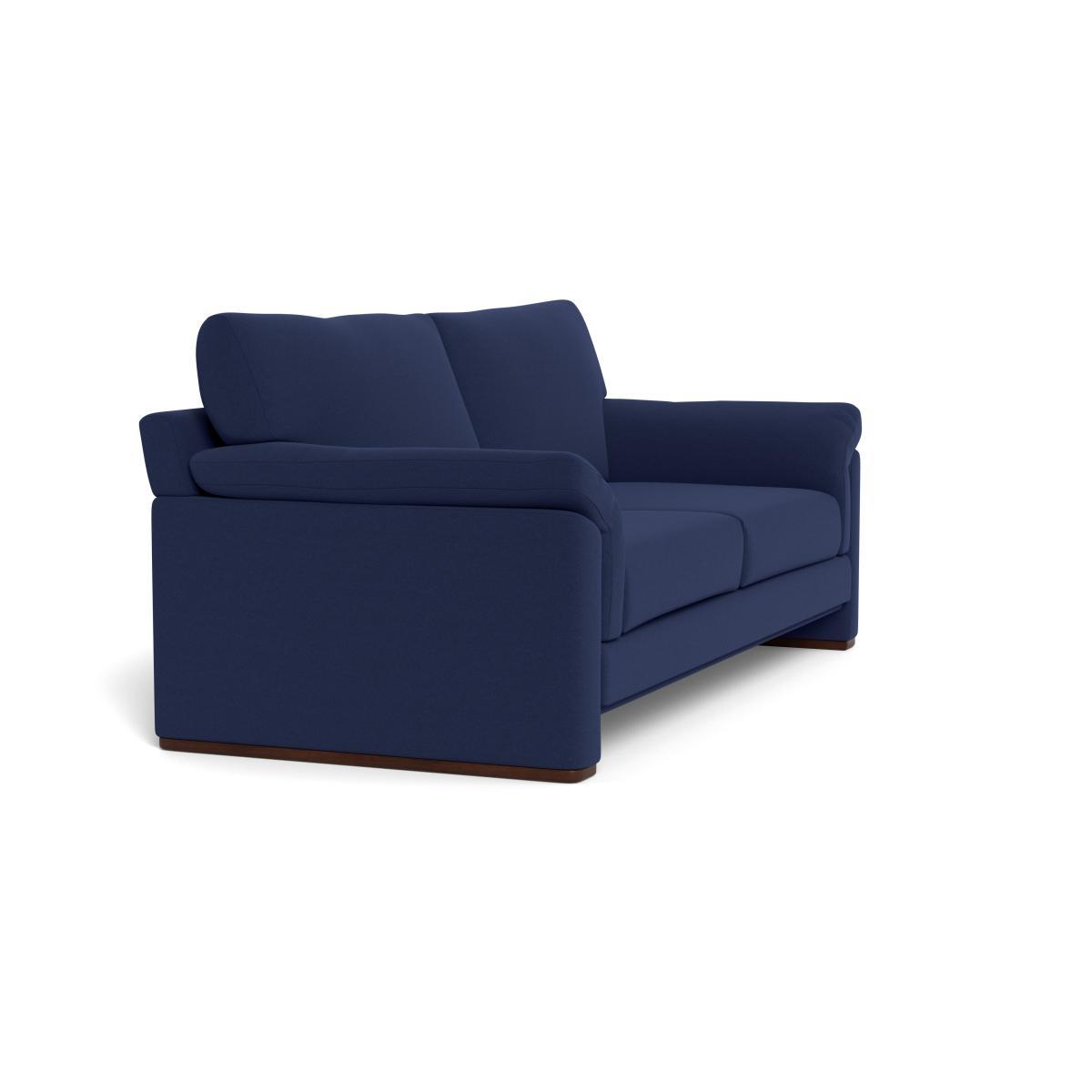 Heal's Paris II 3 Seater Sofa Melton Wool New Navy Natural Feet - Heal's UK Furniture – image 2