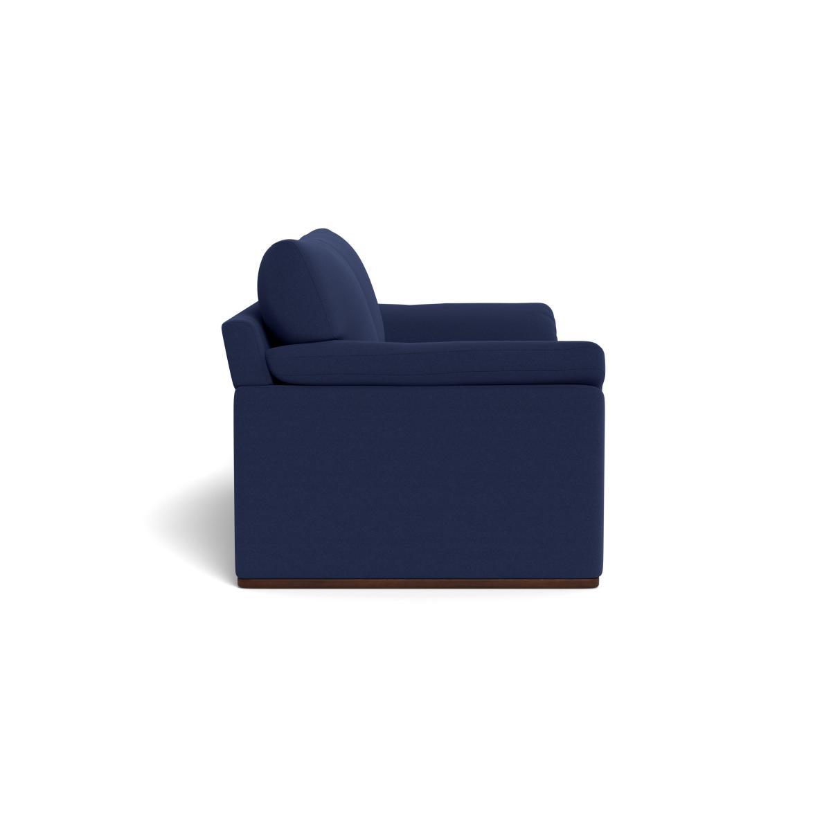 Heal's Paris II 3 Seater Sofa Melton Wool New Navy Natural Feet - Heal's UK Furniture – image 3