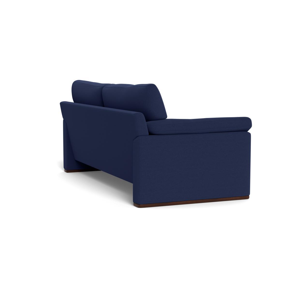 Heal's Paris II 3 Seater Sofa Melton Wool New Navy Natural Feet - Heal's UK Furniture – image 4