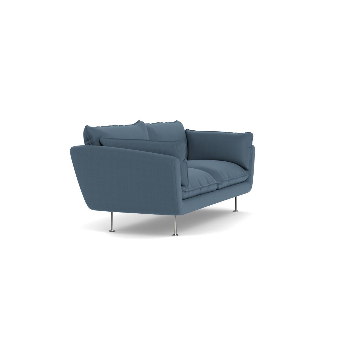 Heal's Allora 3 Seater Sofa Capelo LinenCotton Mineral Stainless Steel Feet - Heal's UK Furniture – image 2
