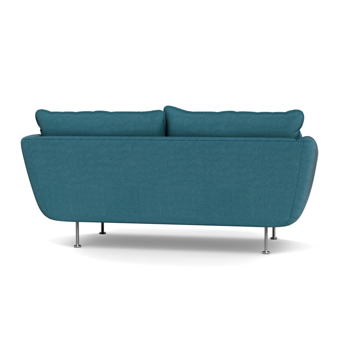 Heal's Allora 2 Seater Sofa Brushed Cotton Cadet Black Feet - Heal's UK Furniture – image 5