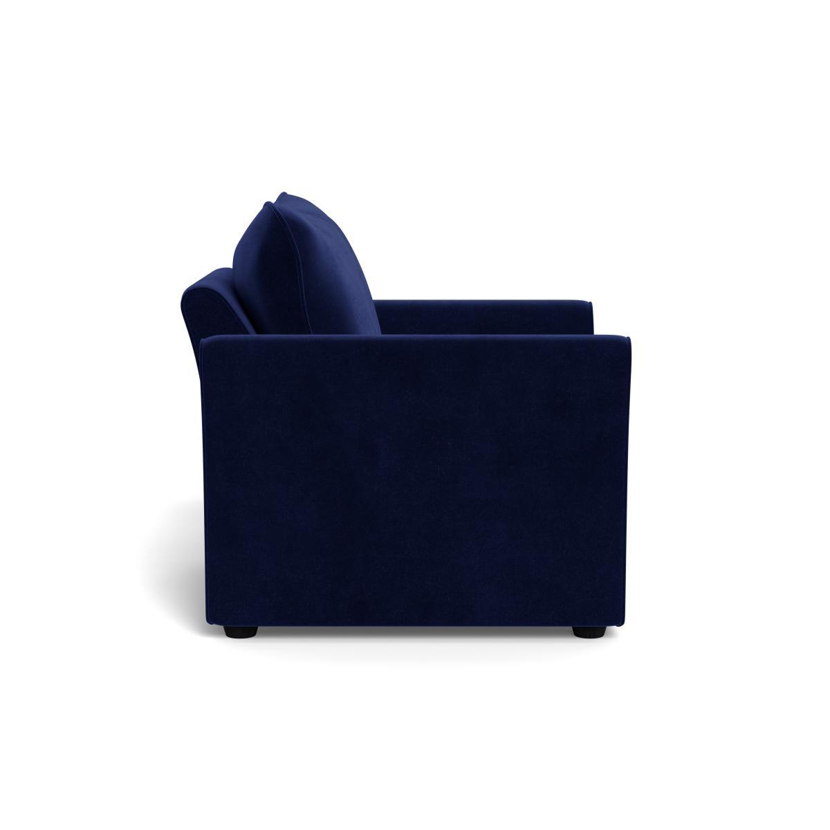 Heal's Tailor Armchair Velvet Midnight Black Feet - Heal's UK Furniture – image 3