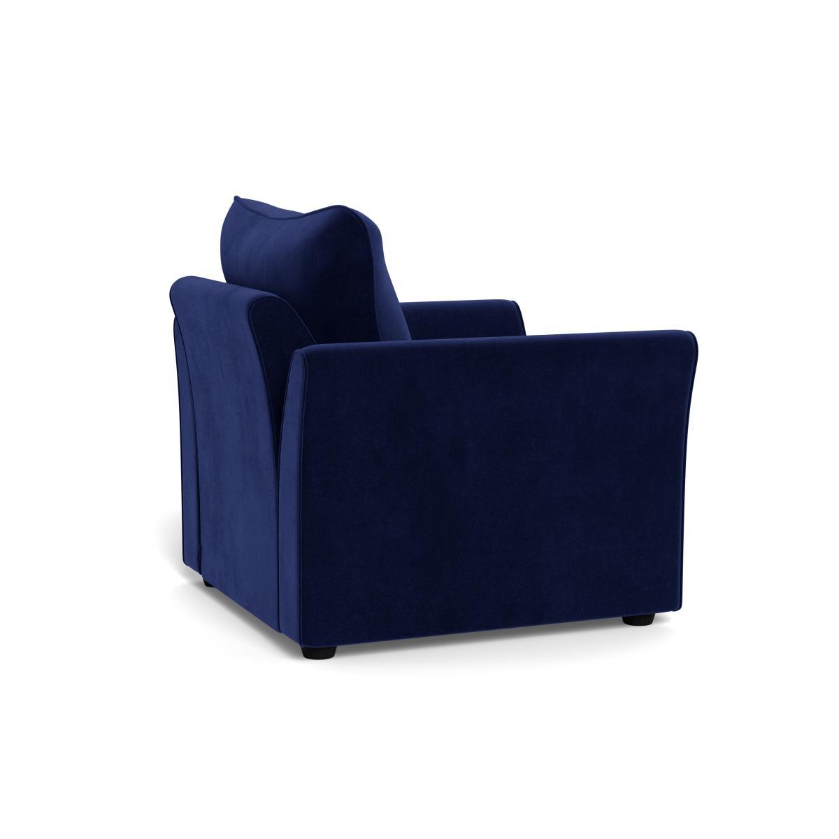 Heal's Tailor Armchair Velvet Midnight Black Feet - Heal's UK Furniture – image 4