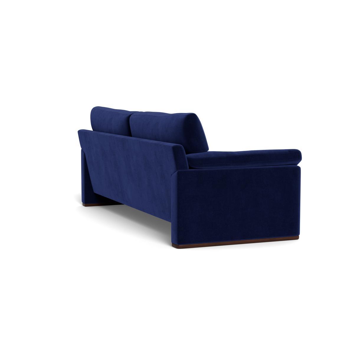 Heal's Paris II 4 Seater Sofa Velvet Midnight Natural Feet - Heal's UK Furniture – image 4