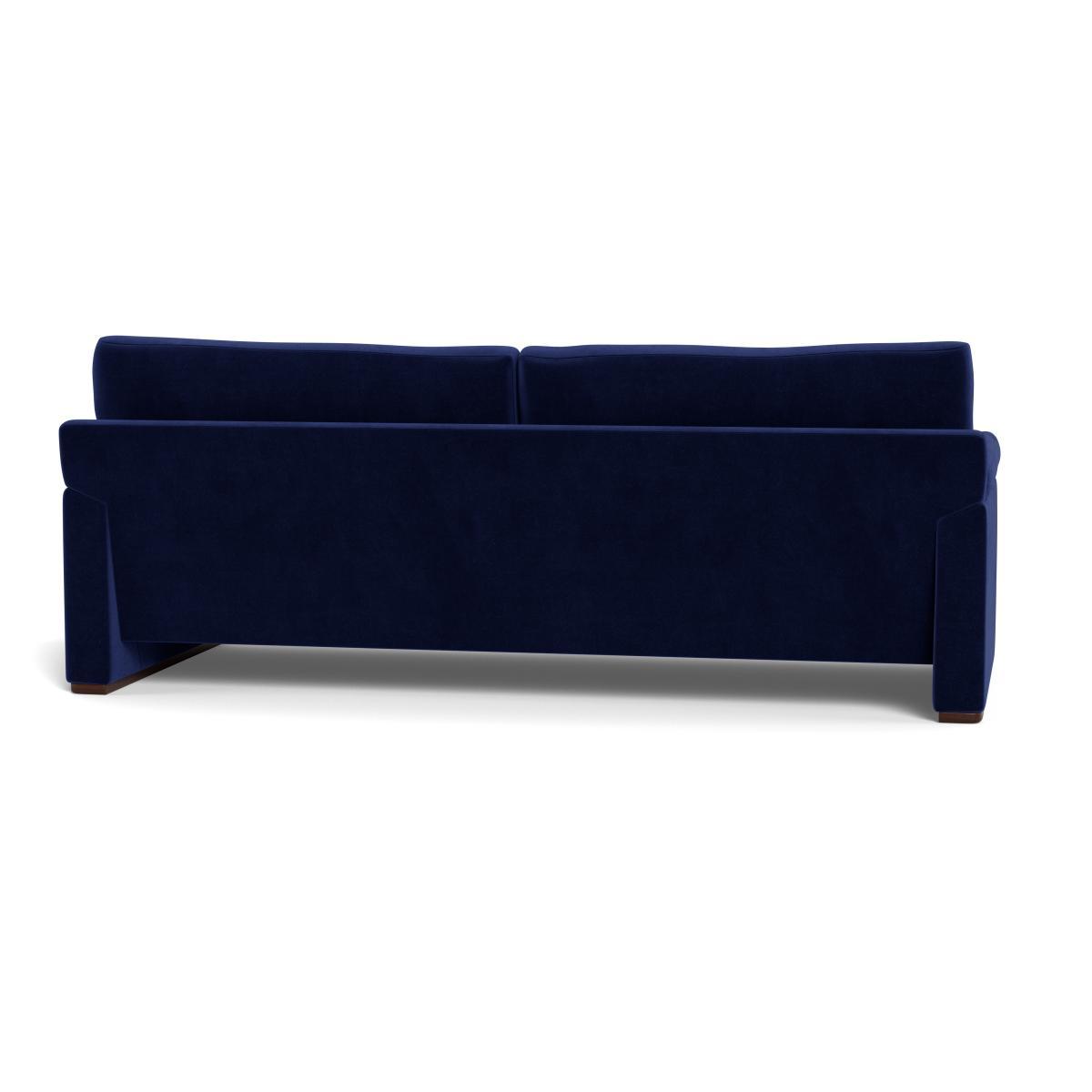 Heal's Paris II 4 Seater Sofa Velvet Midnight Natural Feet - Heal's UK Furniture – image 5