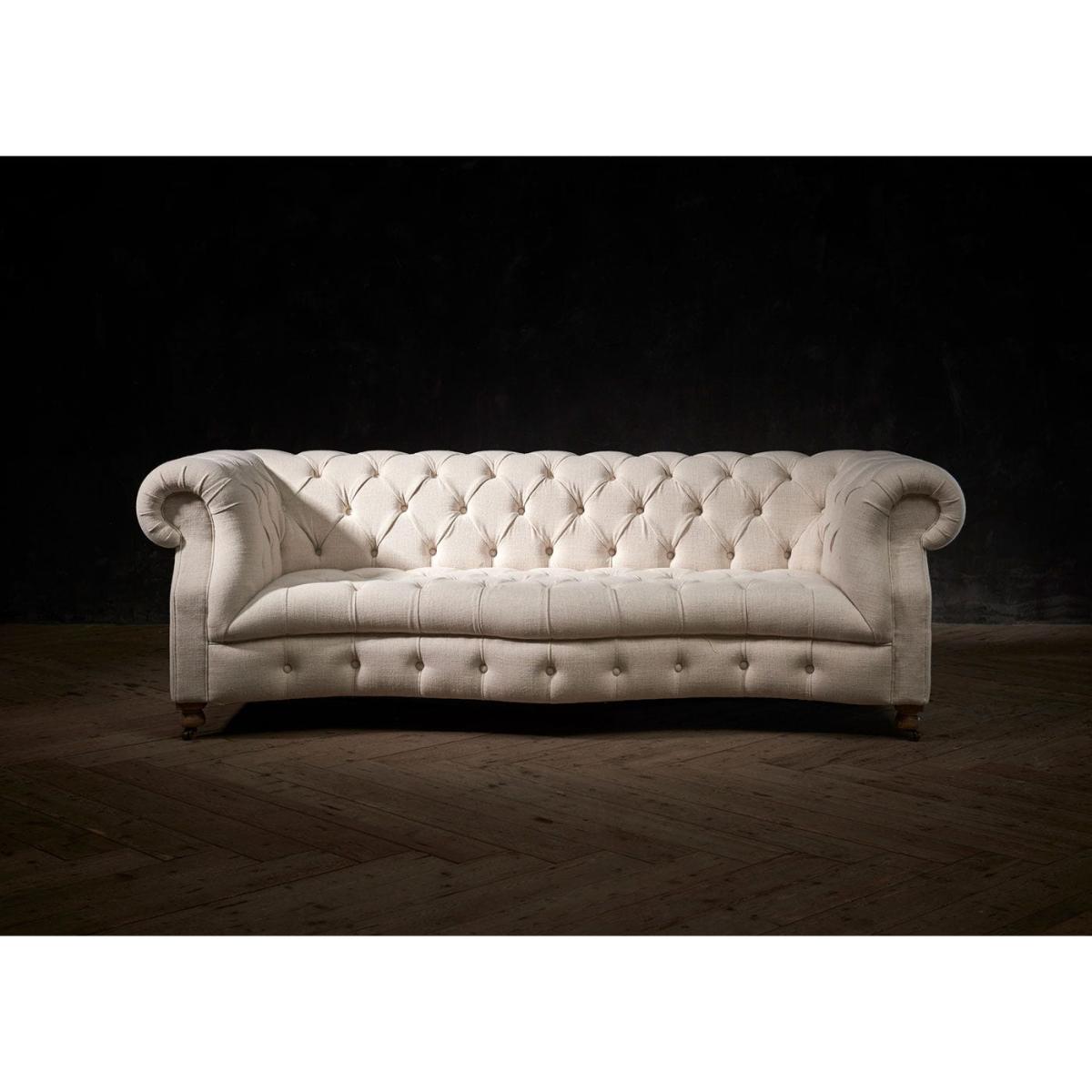 Timothy Oulton Serpentine Sofa 3 Seater Pennines Linen Natural - Heal's UK Furniture – image 3