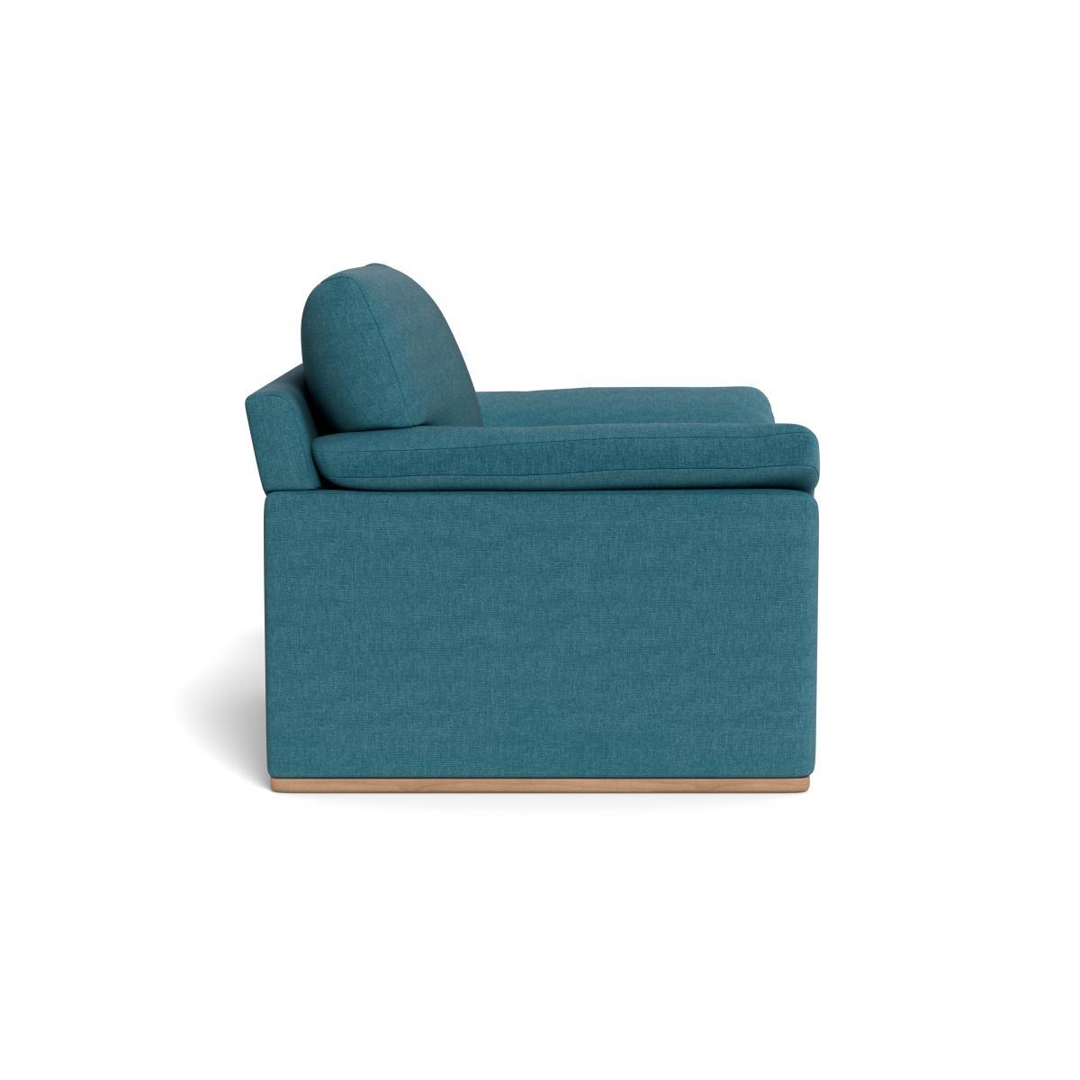 Heal's Paris II Armchair Brushed Cotton Cadet Natural Feet - Heal's UK Furniture – image 3