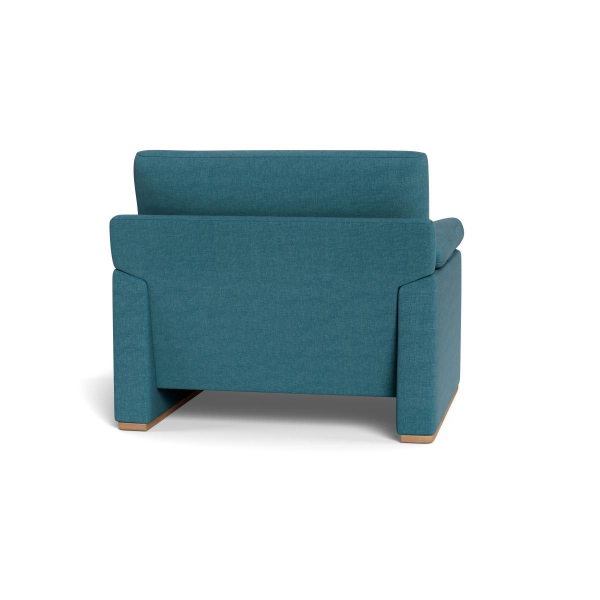 Heal's Paris II Armchair Brushed Cotton Cadet Natural Feet - Heal's UK Furniture – image 5