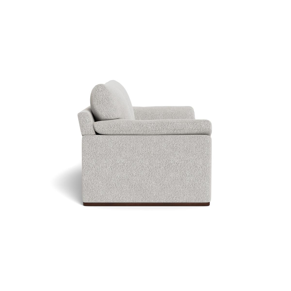 Heal's Paris II 3 Seater Sofa Chunky Boucle Ecru Walnut Feet - Heal's UK Furniture – image 3
