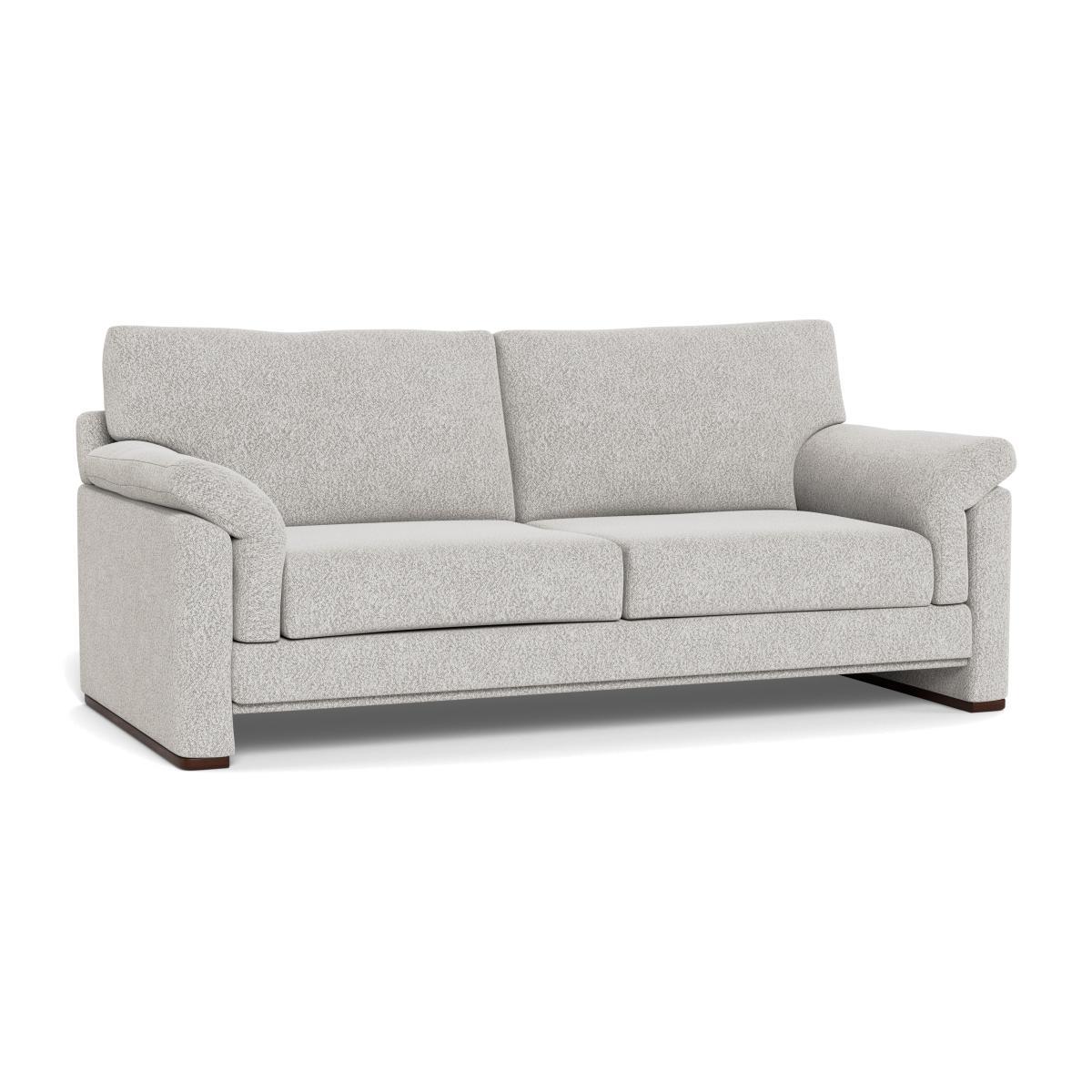 Heal's Paris II 3 Seater Sofa Chunky Boucle Ecru Walnut Feet - Heal's UK Furniture – image 1