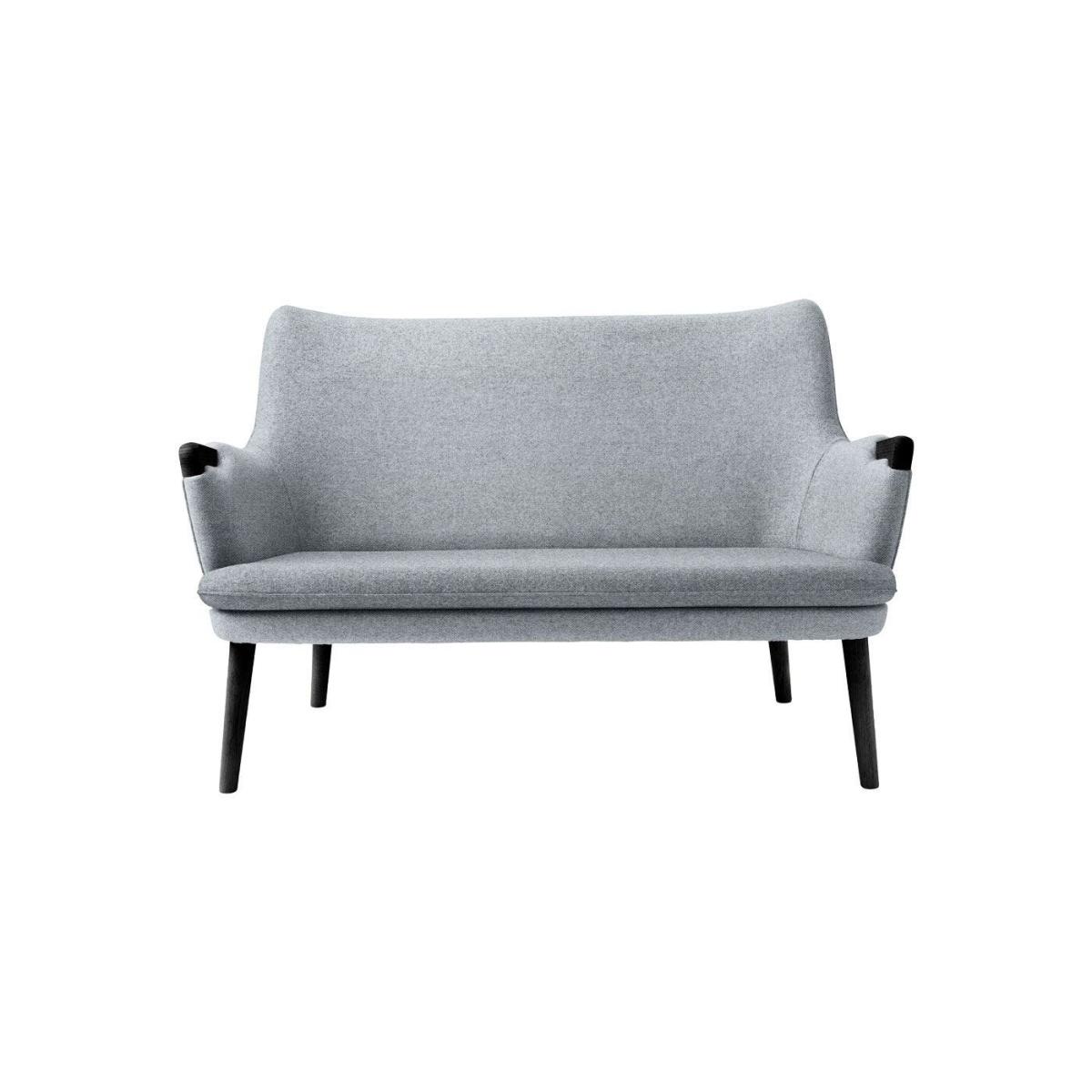 Carl Hansen & Son CH72 Sofa Frame Black Oak Upholstered in Hallingdal 130 - Heal's UK Furniture – image 3
