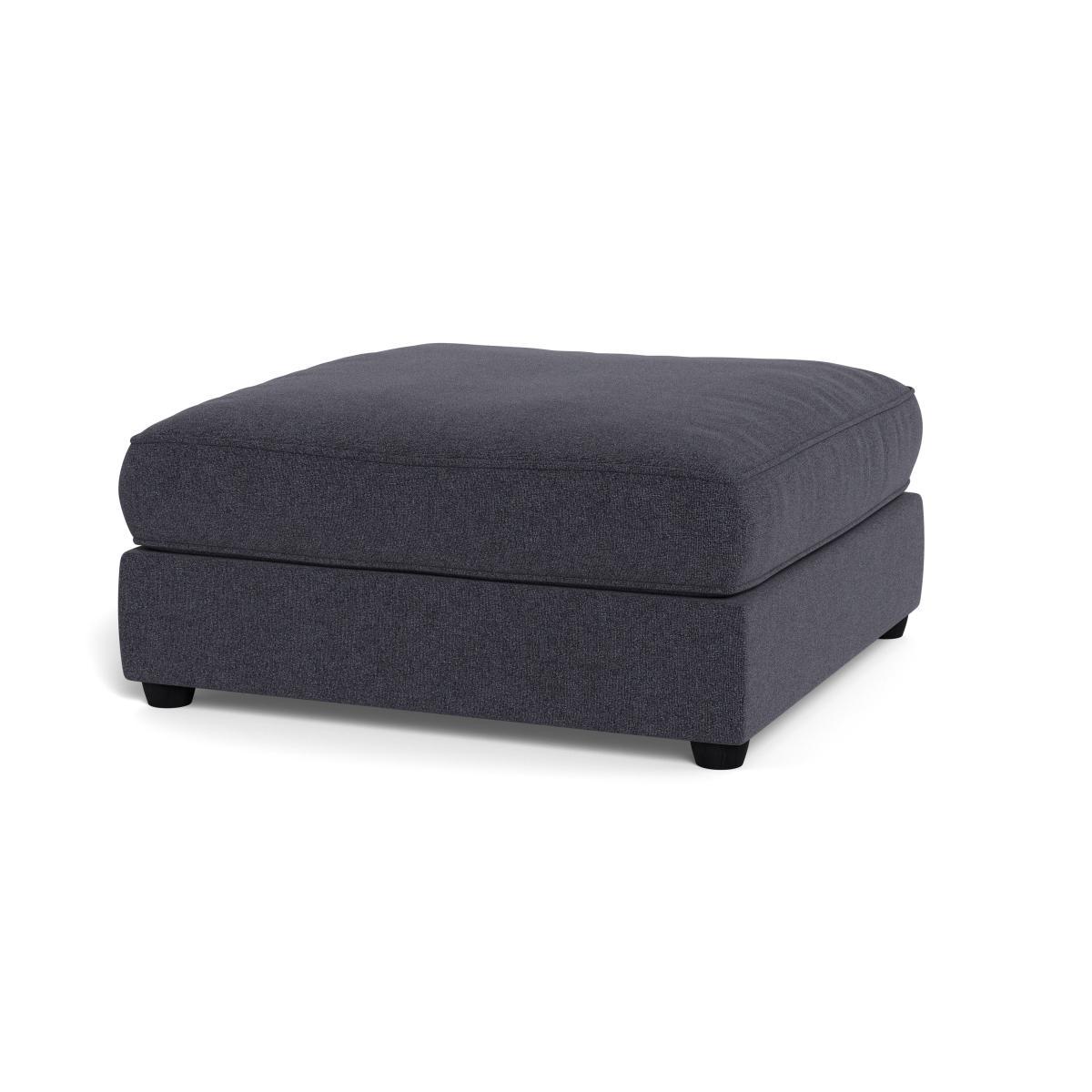 Heal's Tailor Footstool Texture Soot Black Feet - Heal's UK Furniture – image 2