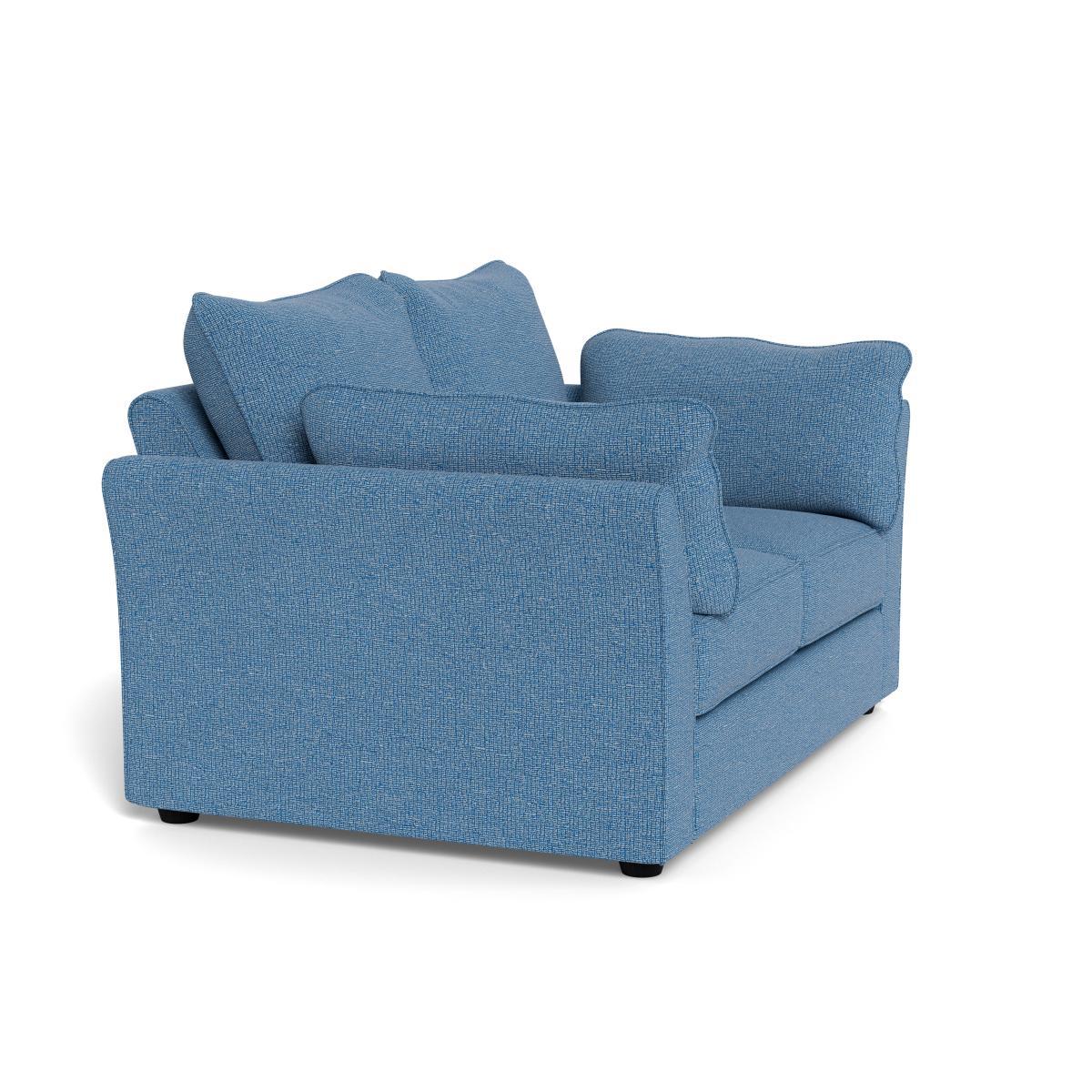Heal's Tailor 2 Seater Sofa Tejo Recycled Cobalt Black Feet - Heal's UK Furniture – image 2