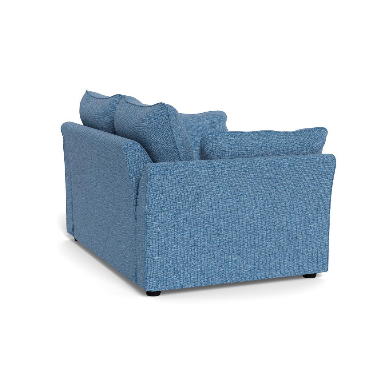 Heal's Tailor 2 Seater Sofa Tejo Recycled Cobalt Black Feet - Heal's UK Furniture – image 4