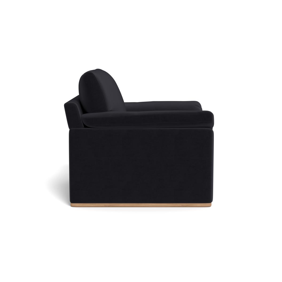Heal's Paris II Armchair Velvet Black Natural Feet - Heal's UK Furniture – image 3