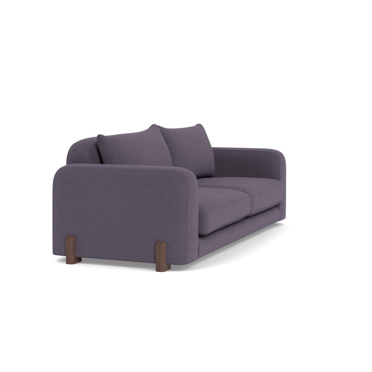 Heal's Nuvola 4 Seater Sofa Linen Shadow Walnut Stained Oak Feet - Heal's UK Furniture – image 2