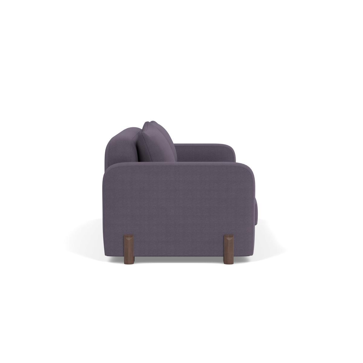 Heal's Nuvola 4 Seater Sofa Linen Shadow Walnut Stained Oak Feet - Heal's UK Furniture – image 3