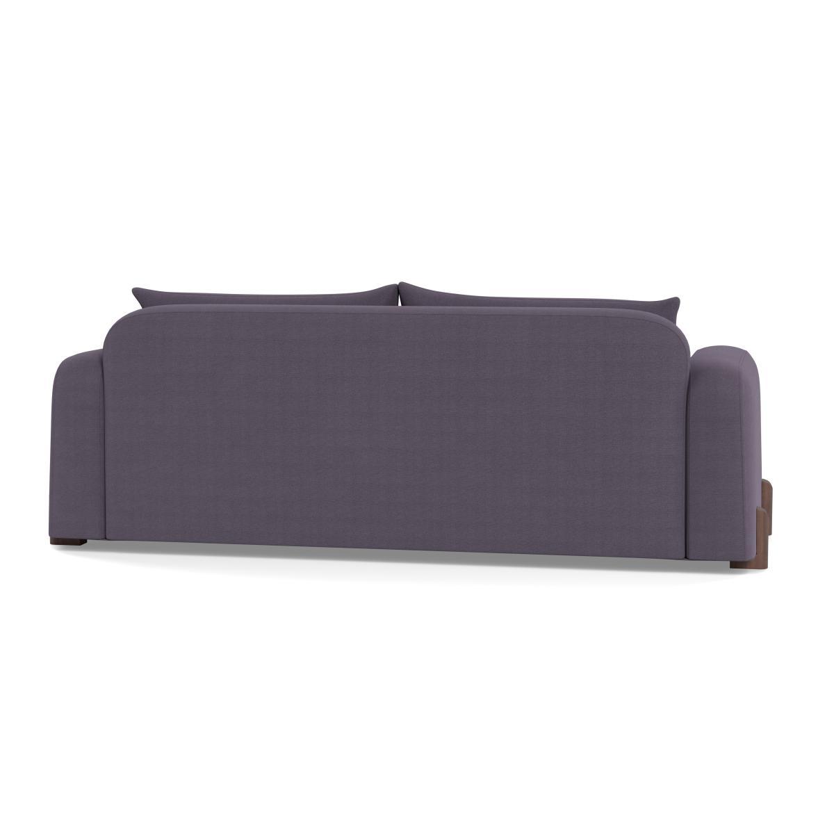 Heal's Nuvola 4 Seater Sofa Linen Shadow Walnut Stained Oak Feet - Heal's UK Furniture – image 5