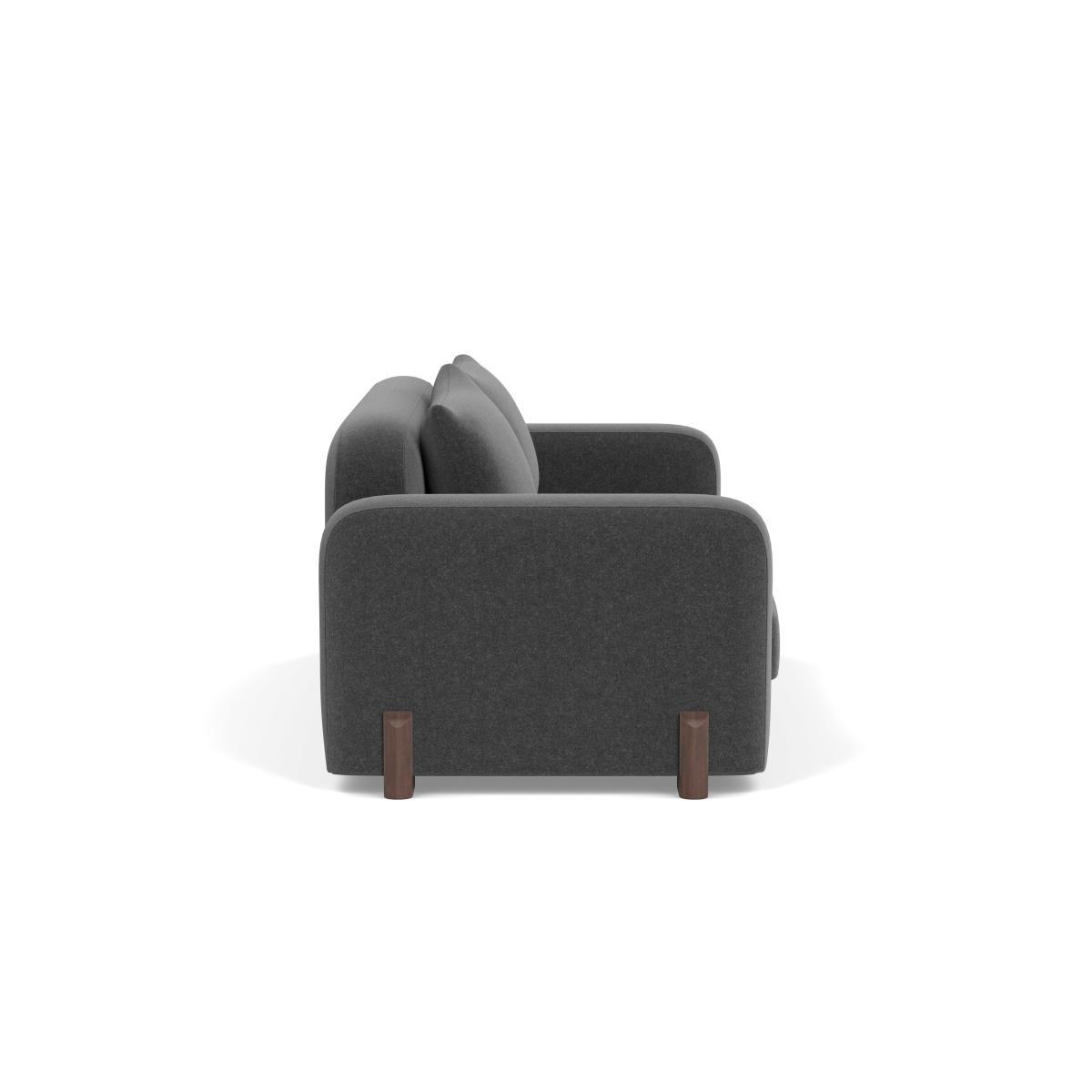 Heal's Nuvola 3 Seater Sofa Melton Wool Granite Natural Oak Feet - Heal's UK Furniture – image 3