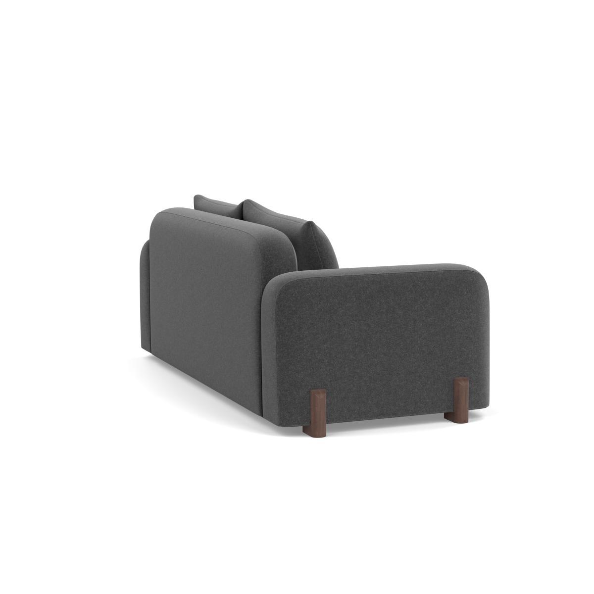 Heal's Nuvola 3 Seater Sofa Melton Wool Granite Natural Oak Feet - Heal's UK Furniture – image 4