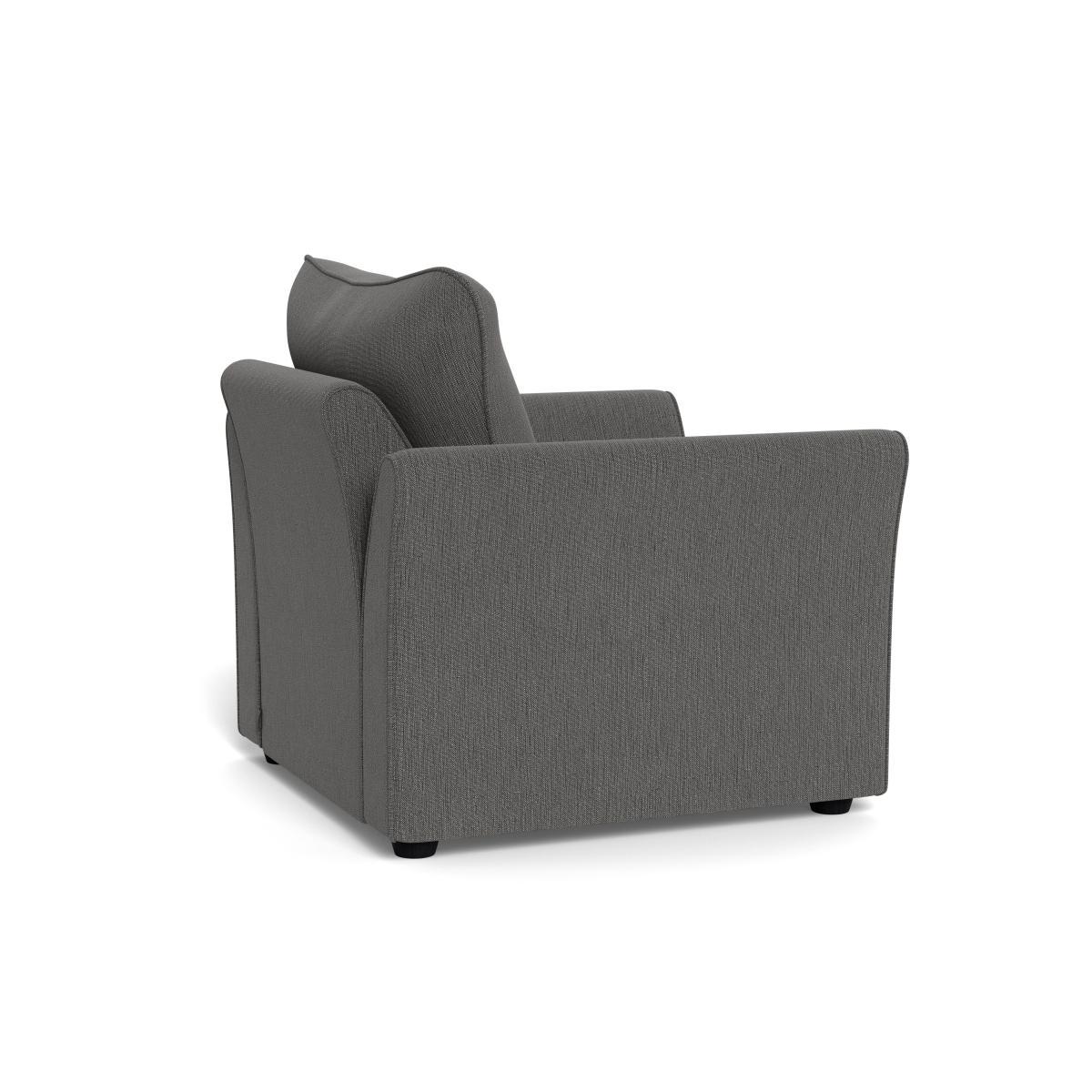 Heal's Tailor Armchair Smart Linen Mix Grey Natural Beech Feet - Heal's UK Furniture – image 4