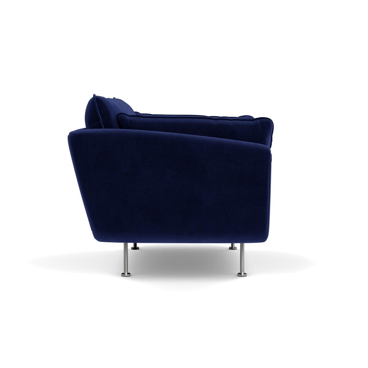 Heal's Allora Loveseat Boucle Fern Brass Feet - Heal's UK Furniture – image 3
