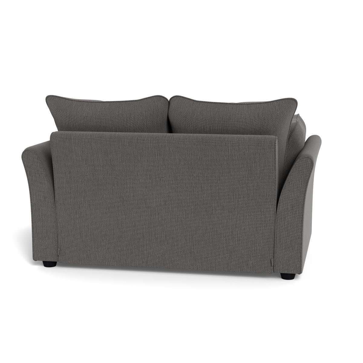 Heal's Tailor 2 Seater Sofa Smart Linen Mix Grey Black Feet - Heal's UK Furniture – image 5