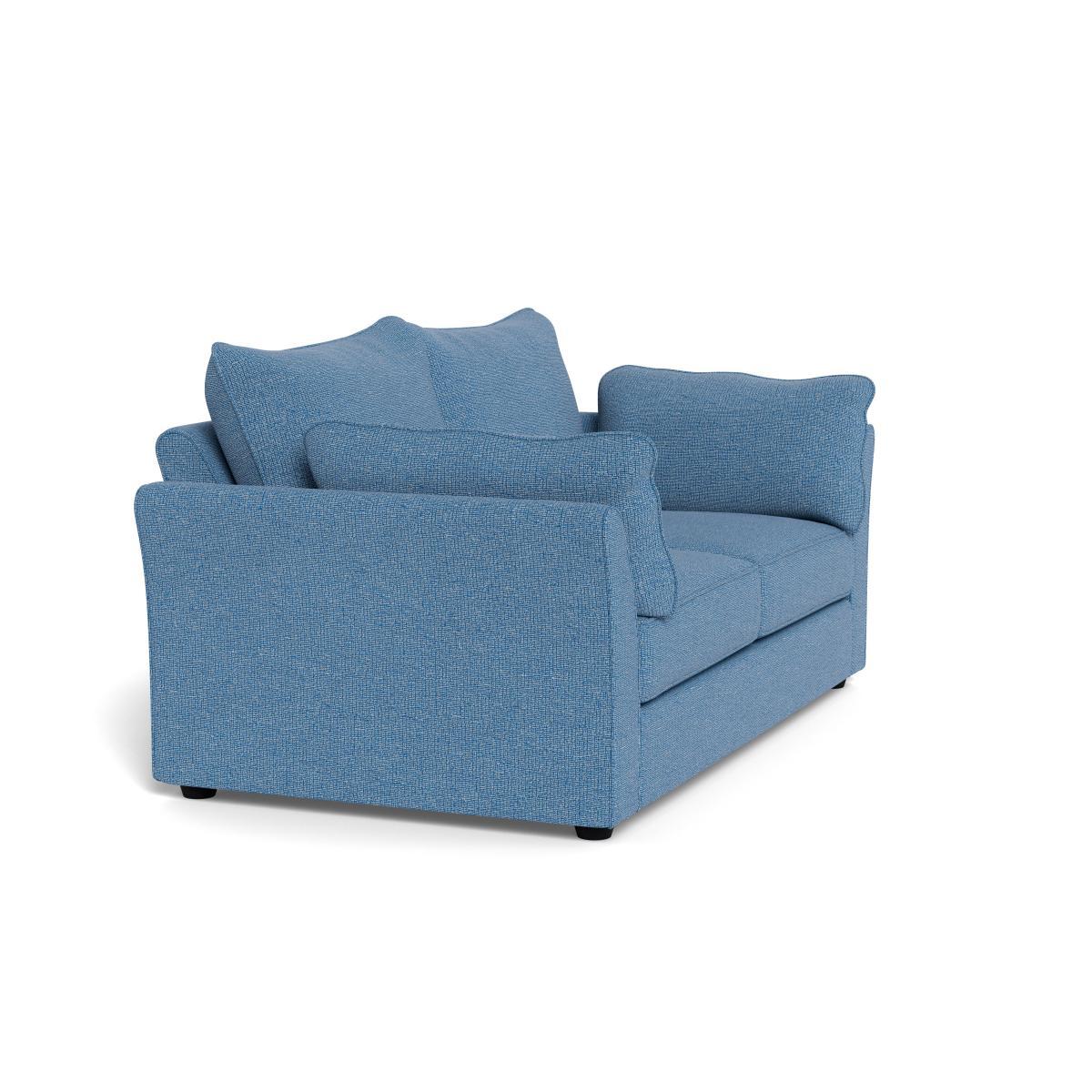 Heal's Tailor 3 Seater Sofa Tejo Recycled Cobalt Natural Beech Feet - Heal's UK Furniture – image 2