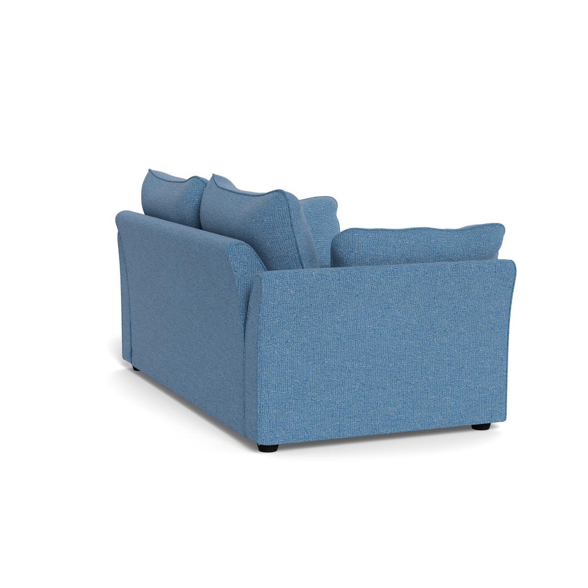 Heal's Tailor 3 Seater Sofa Tejo Recycled Cobalt Natural Beech Feet - Heal's UK Furniture – image 4