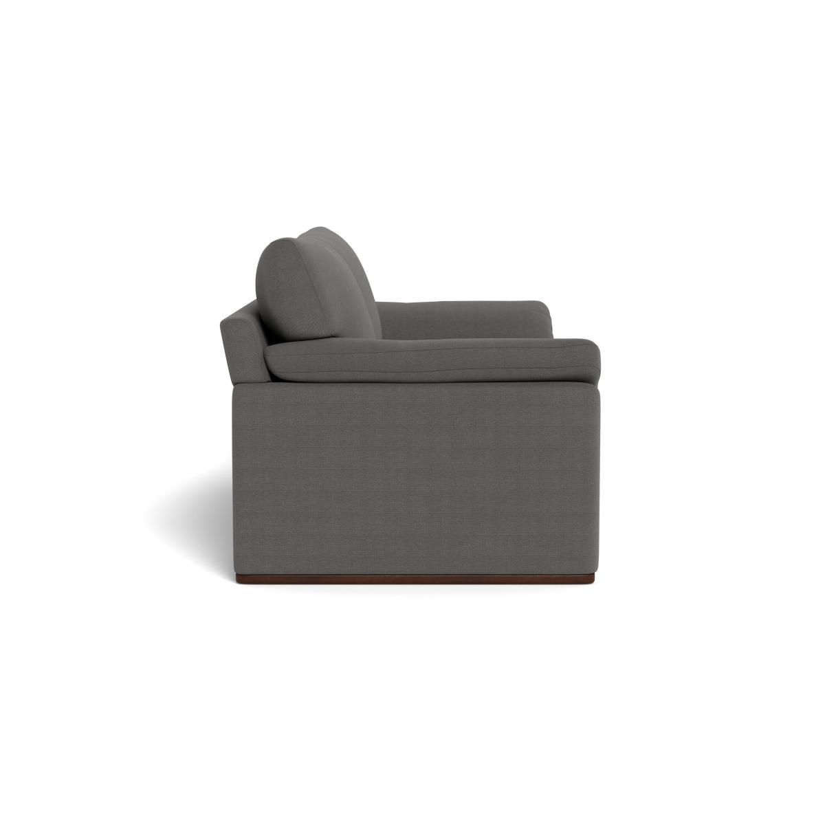 Heal's Paris II 3 Seater Sofa Broadweave Pebble Walnut Feet - Heal's UK Furniture – image 3