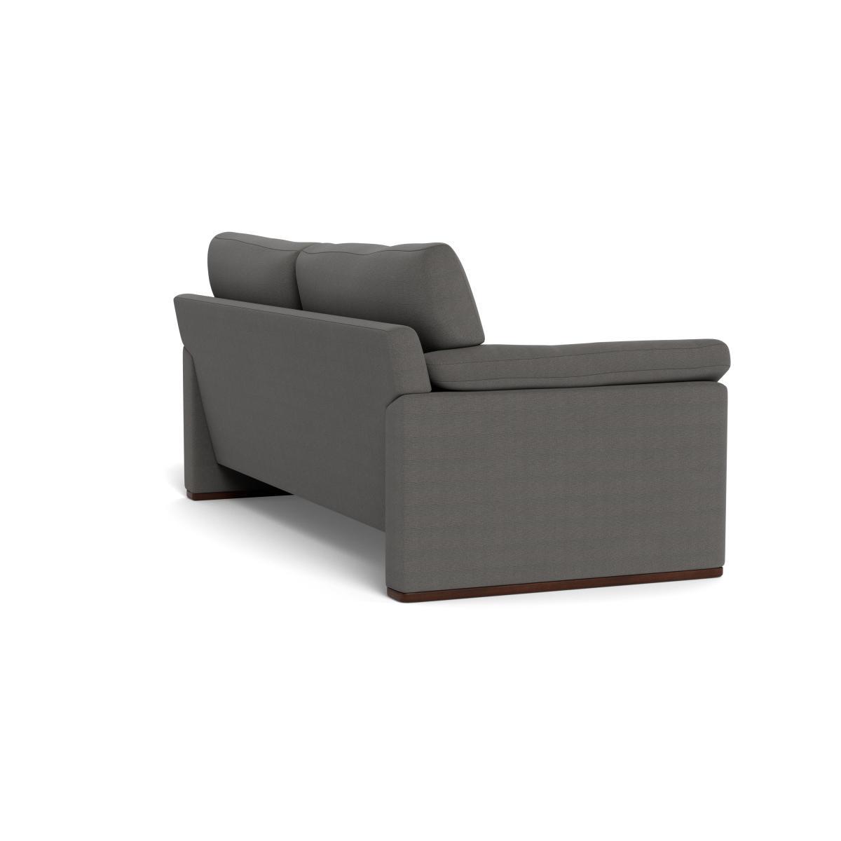 Heal's Paris II 3 Seater Sofa Broadweave Pebble Walnut Feet - Heal's UK Furniture – image 4