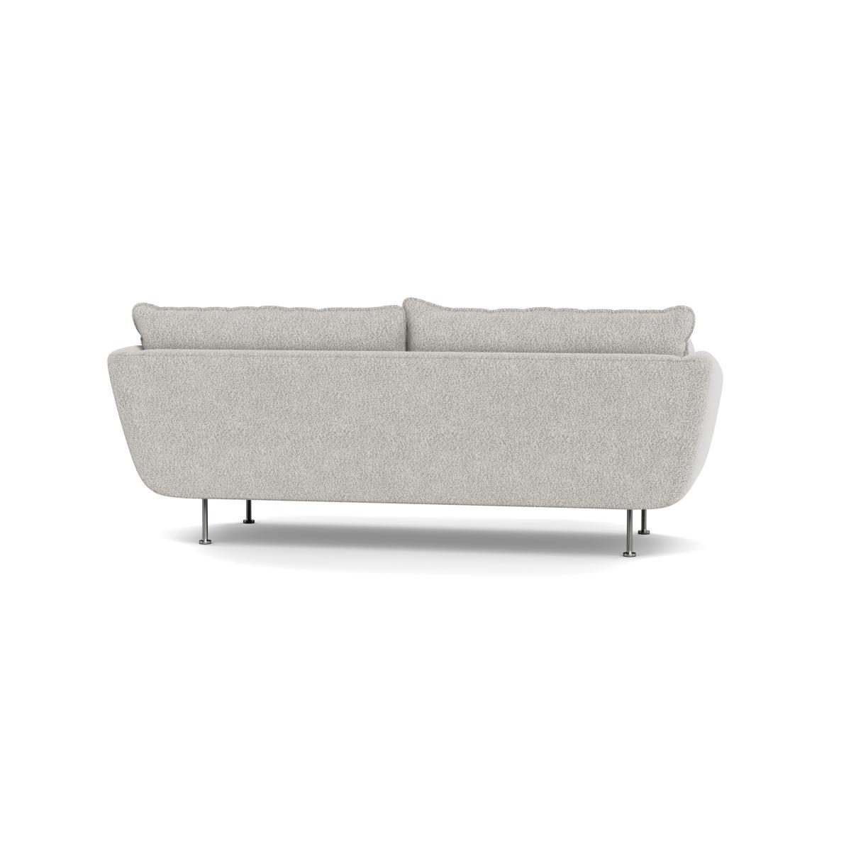 Heal's Allora 3 Seater Sofa Chunky Boucle Ecru Stainless Steel Feet - Heal's UK Furniture – image 5