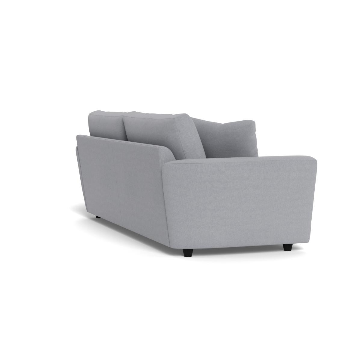 Heal's Snooze 5 Seater Sofa Brushed Cotton Pewter Black Feet - Heal's UK Furniture – image 4