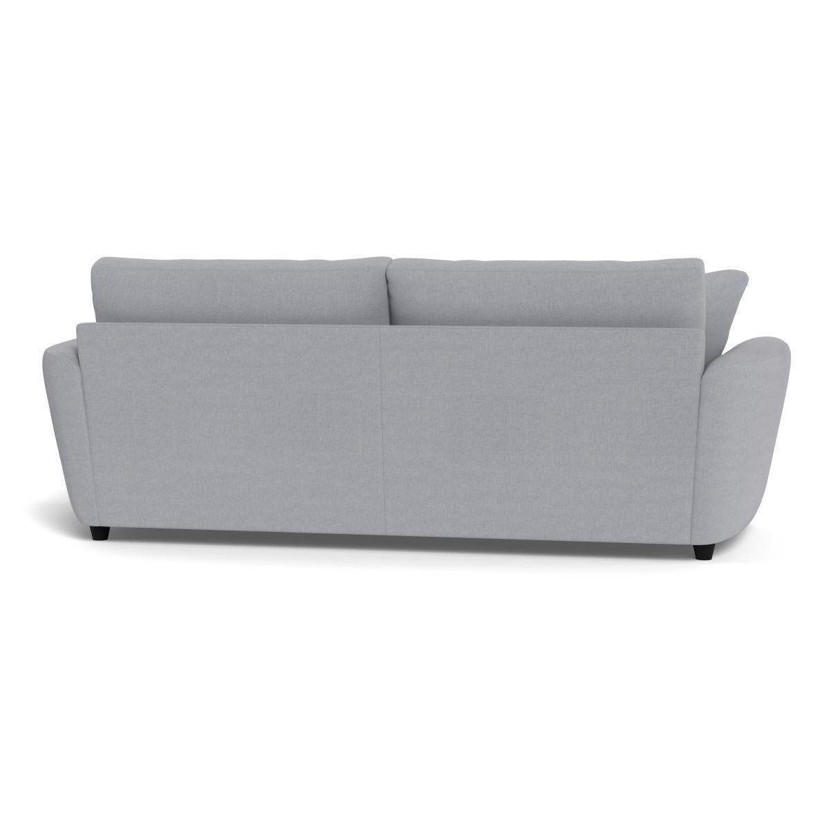 Heal's Snooze 5 Seater Sofa Brushed Cotton Pewter Black Feet - Heal's UK Furniture – image 5