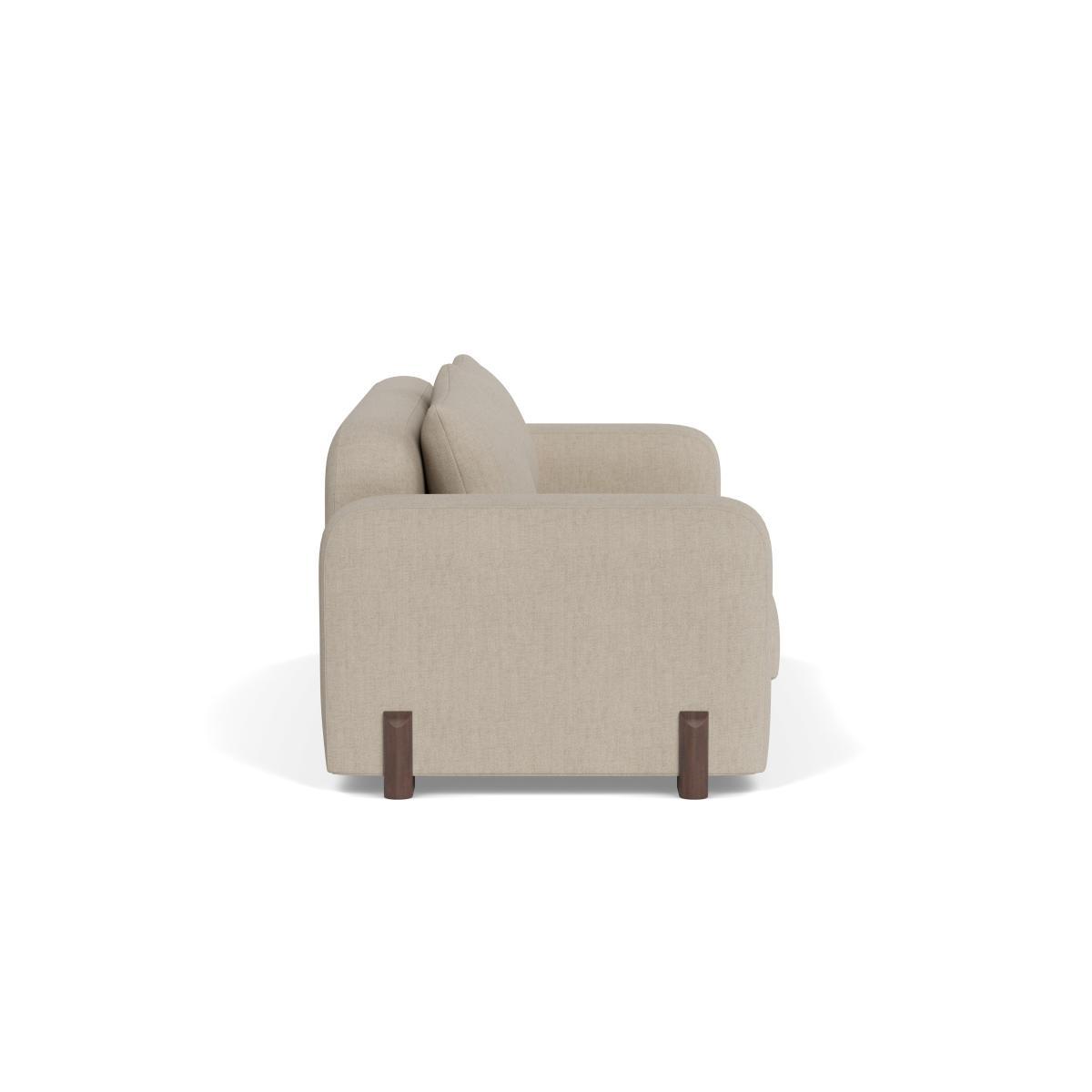 Heal's Nuvola 3 Seater Sofa Broad Weave Putty Natural Oak Feet - Heal's UK Furniture – image 3