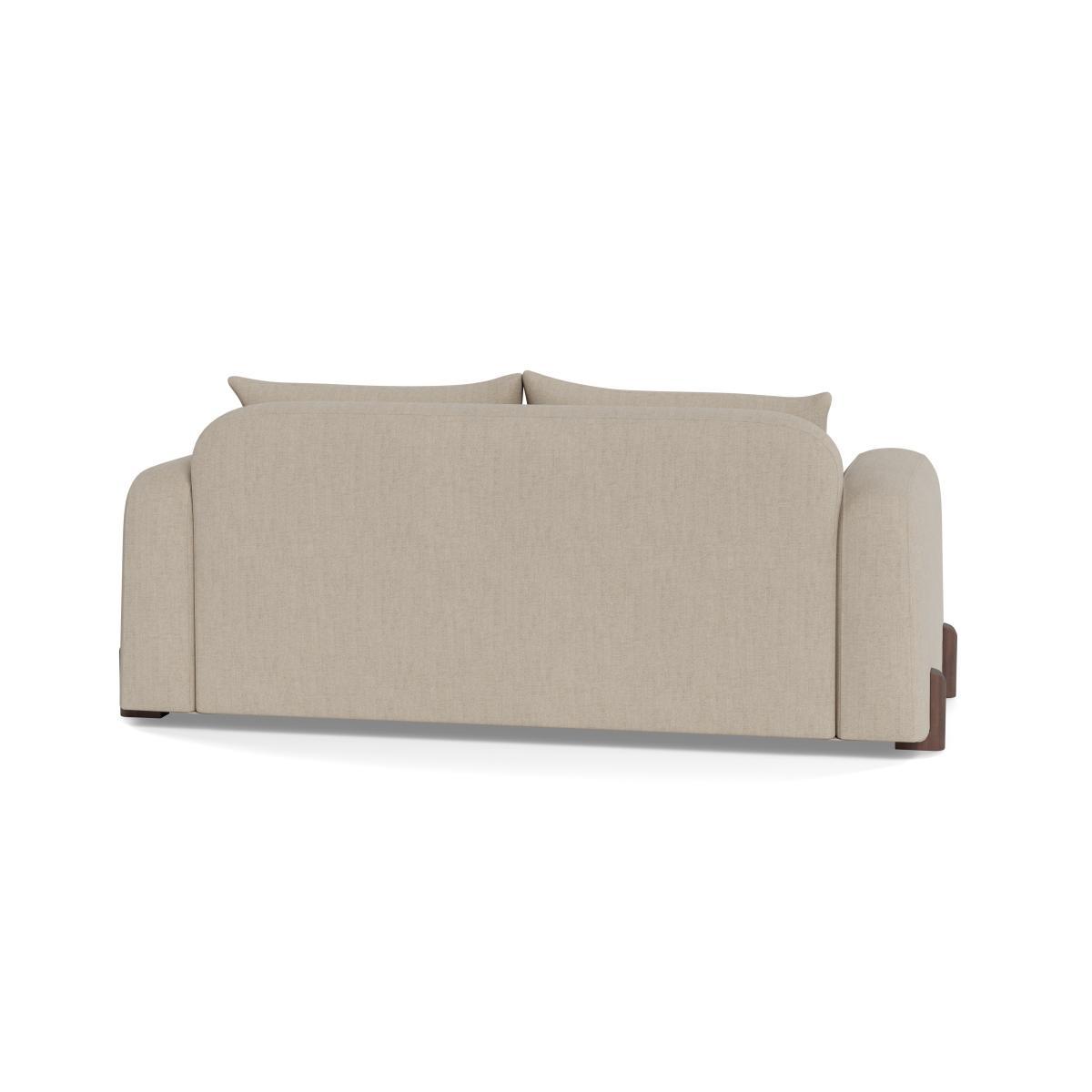 Heal's Nuvola 3 Seater Sofa Broad Weave Putty Natural Oak Feet - Heal's UK Furniture – image 5