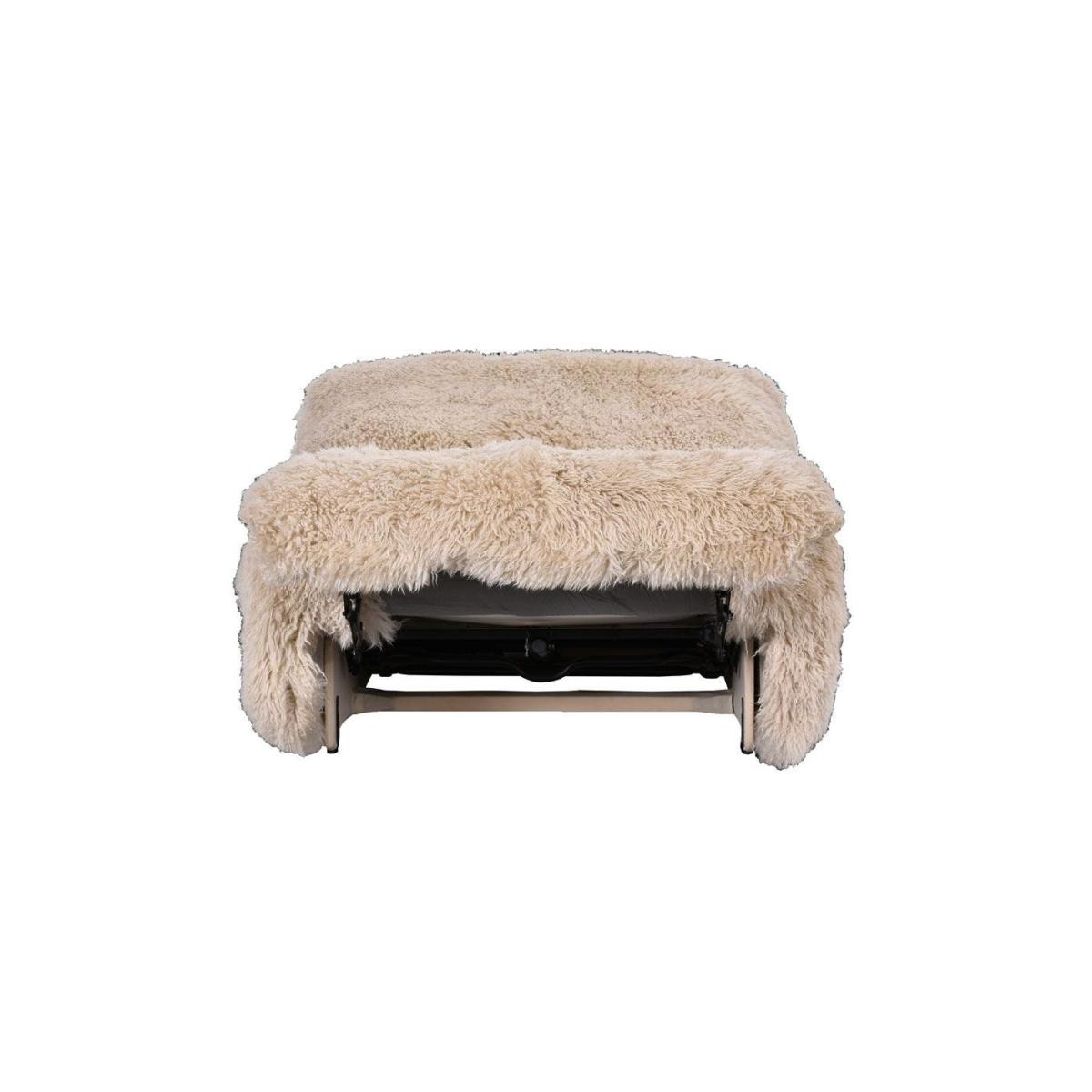 Timothy Oulton Shaggy Recliner Sofa 1 Seater Yeti Beige - Heal's UK Furniture – image 2