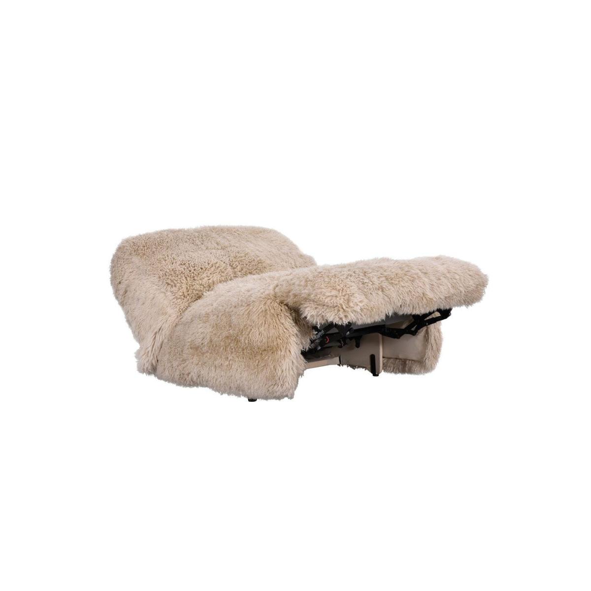 Timothy Oulton Shaggy Recliner Sofa 1 Seater Yeti Beige - Heal's UK Furniture – image 3