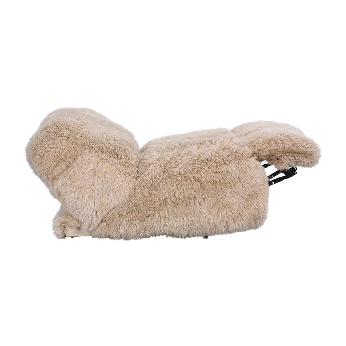 Timothy Oulton Shaggy Recliner Sofa 1 Seater Yeti Beige - Heal's UK Furniture – image 1