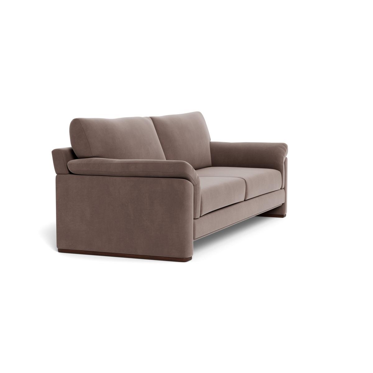 Heal's Paris II 4 Seater Sofa Smart Velvet Mouse Natural Feet - Heal's UK Furniture – image 2