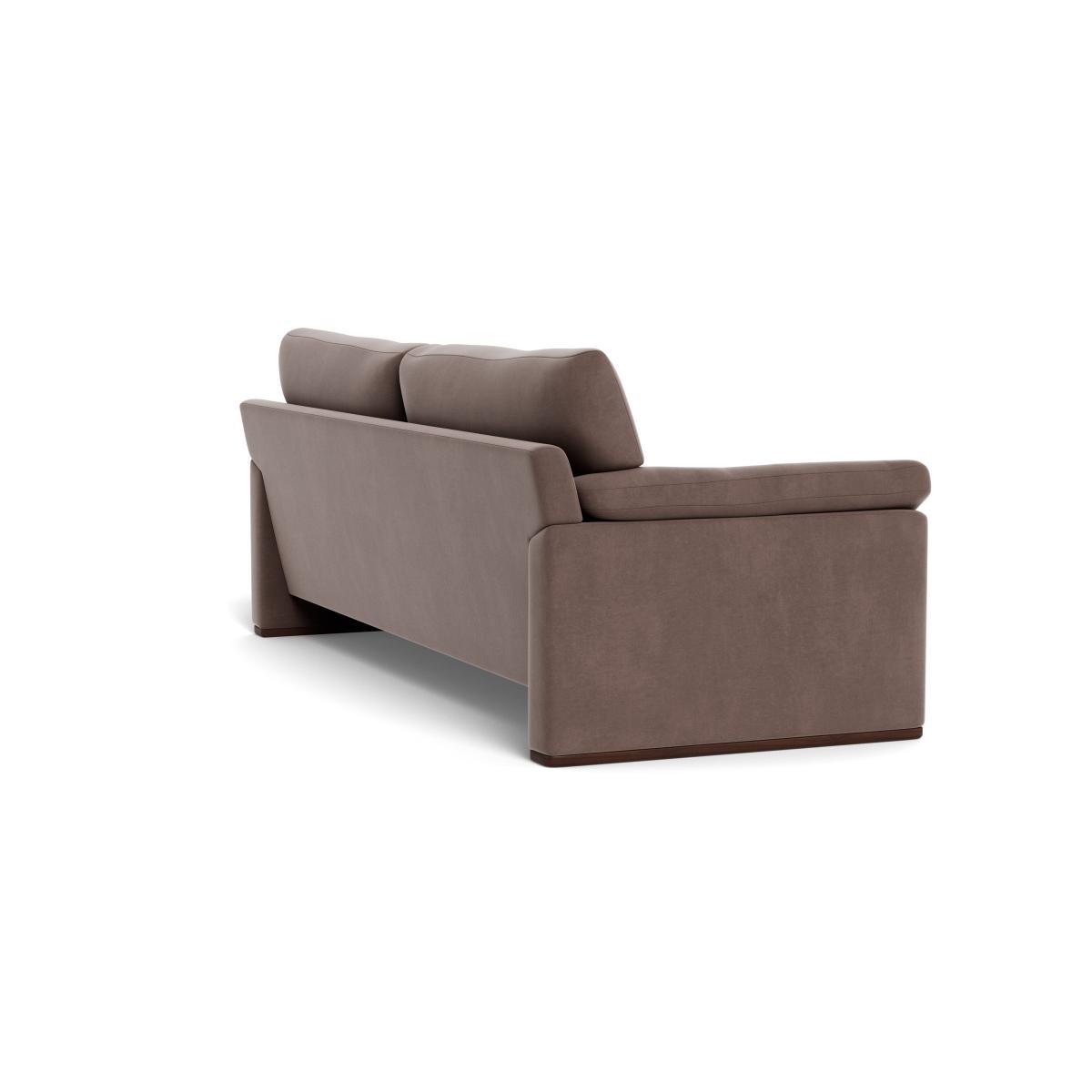 Heal's Paris II 4 Seater Sofa Smart Velvet Mouse Natural Feet - Heal's UK Furniture – image 4