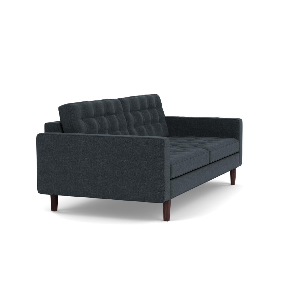 Heal's Hepburn 3 Seater St Moritz Wool Grey 160 Natural Feet - Heal's UK Furniture – image 2