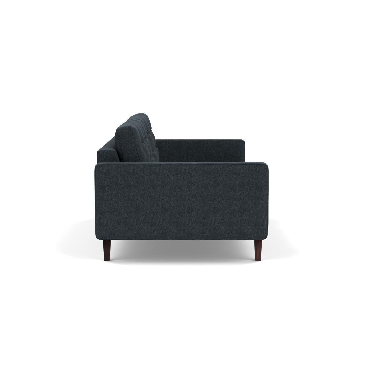 Heal's Hepburn 3 Seater St Moritz Wool Grey 160 Natural Feet - Heal's UK Furniture – image 3