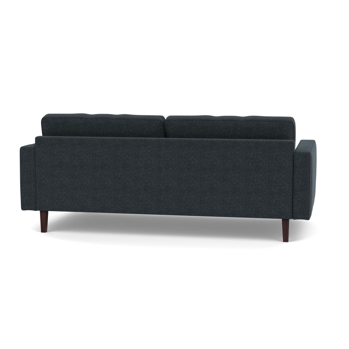 Heal's Hepburn 3 Seater St Moritz Wool Grey 160 Natural Feet - Heal's UK Furniture – image 5