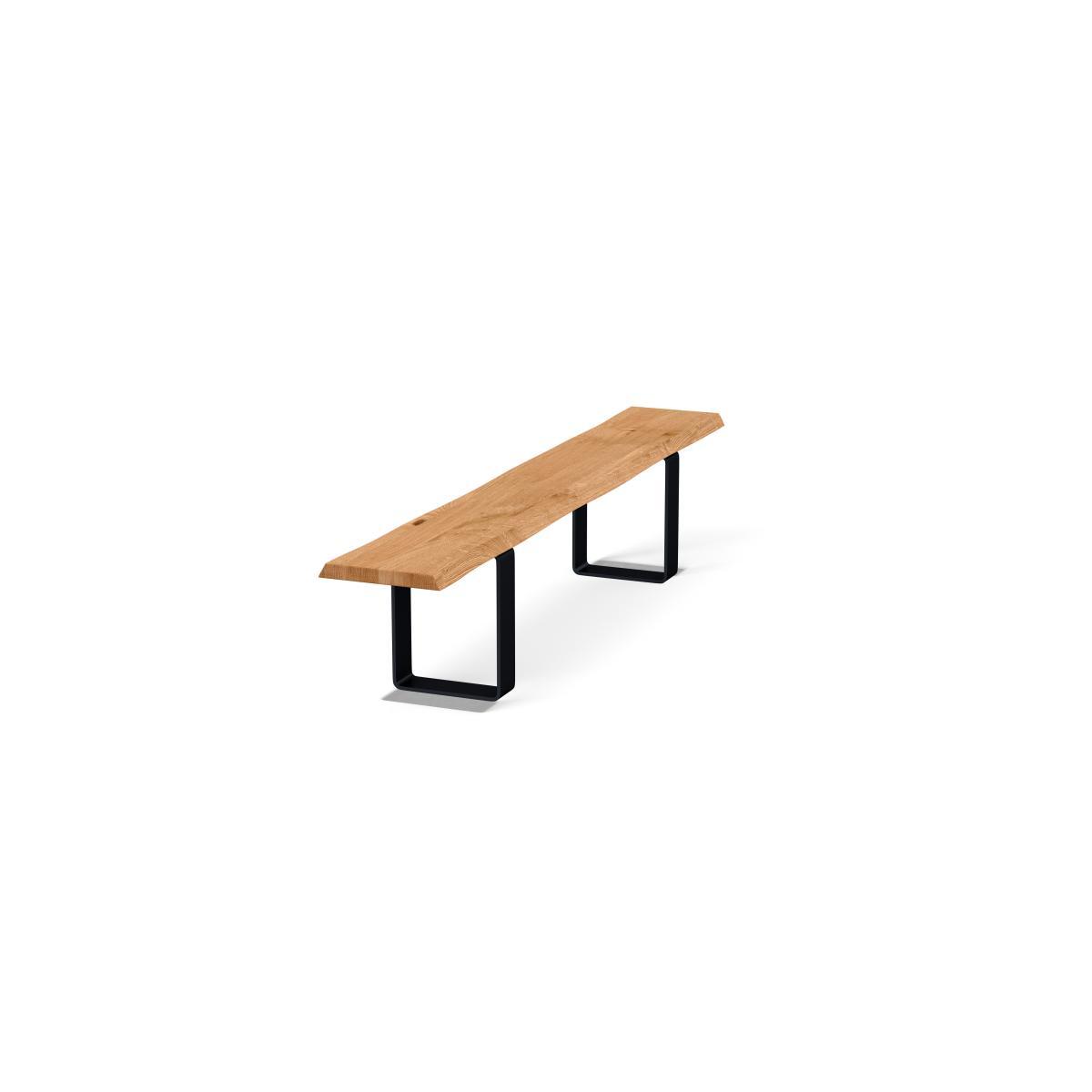 Heal's Prague Bench 280x35cm Blonde Oak Straight Edge Not Filled - Heal's UK Furniture – image 2