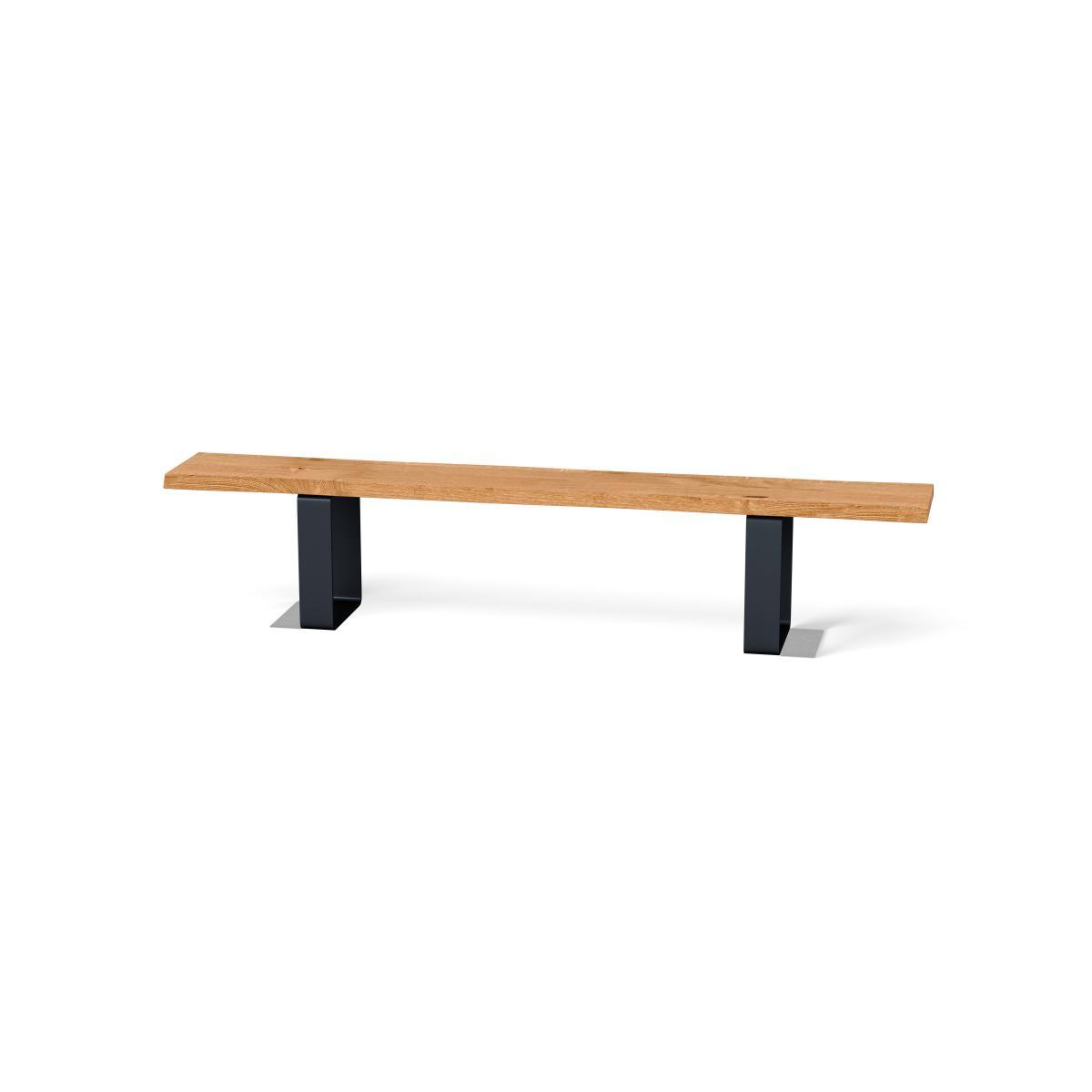 Heal's Prague Bench 280x35cm Blonde Oak Straight Edge Not Filled - Heal's UK Furniture – image 5