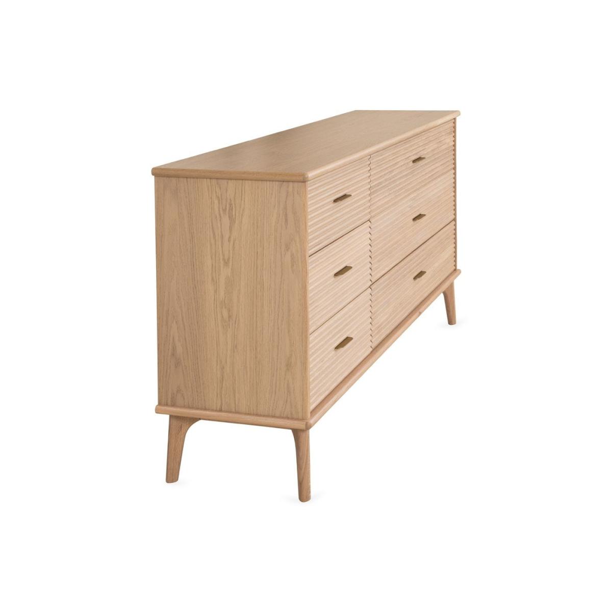 Heal's Kendal 6 Drawer Dresser Light Oak - Heal's UK Bedroom Furniture – image 3