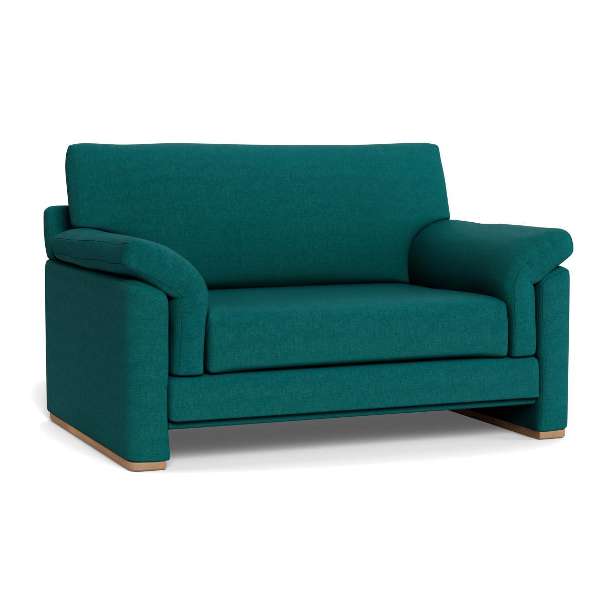 Heal's Paris II Loveseat Brushed Cotton Pine Natural Feet - Heal's UK Furniture – image 1